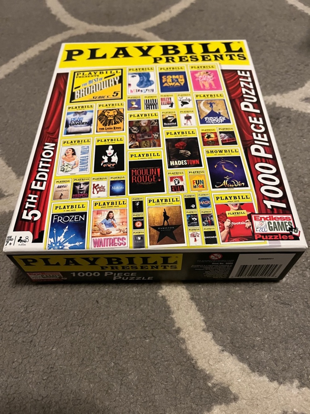 1000 Piece Playbill Puzzle